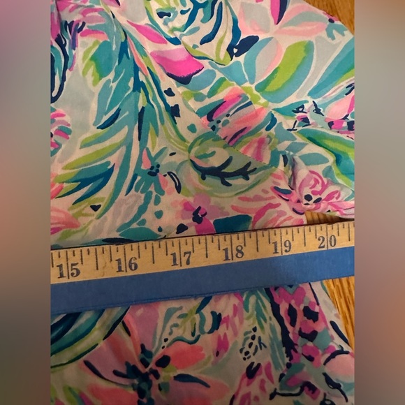 Lilly Pulitzer Elsa Silk Top Size M (c5 - Picture 5 of 12